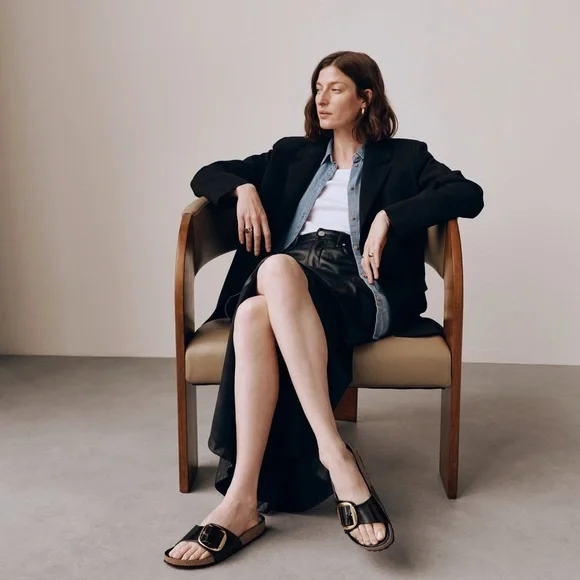 EUC Birkenstock Madrid Big Buckle Sandals- barely worn size 9-10 - Picture 9 of 16